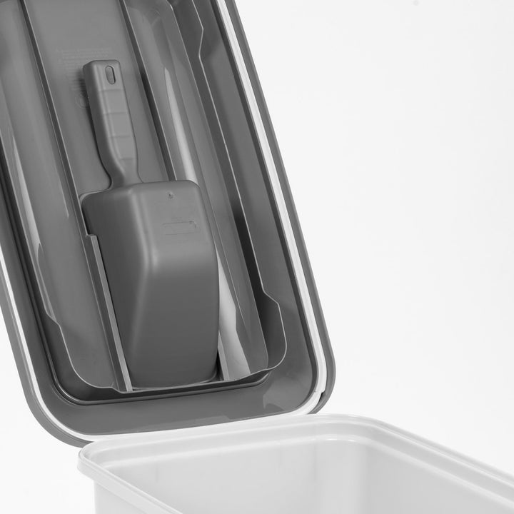 41 Lbs. Airtight Pet Food Container | Dog & Cat Food Storage Bin | Treat Box with Scoop - IRIS USA