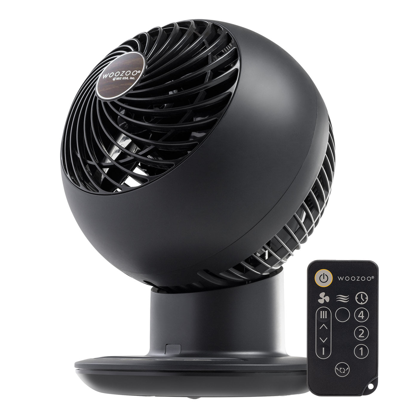 WOOZOO Globe Fan Medium Horizontal Oscillation Vertical Tilt Remote