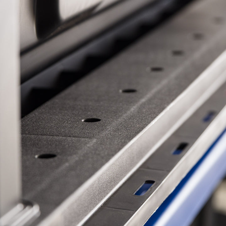 5-Shelf Heavy Duty Deep Plastic Storage Shelves, 750lb Capacity - IRIS USA