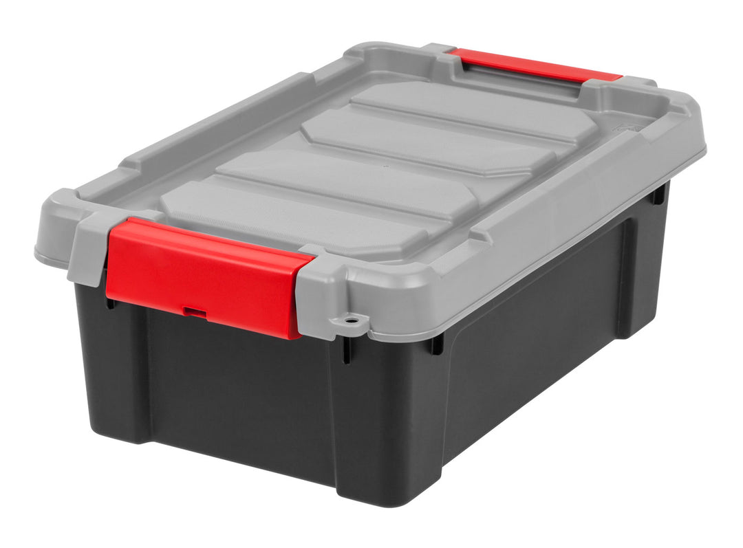 Heavy-Duty Durable Stackable Containers 3 Gallon 5 PK - IRIS USA