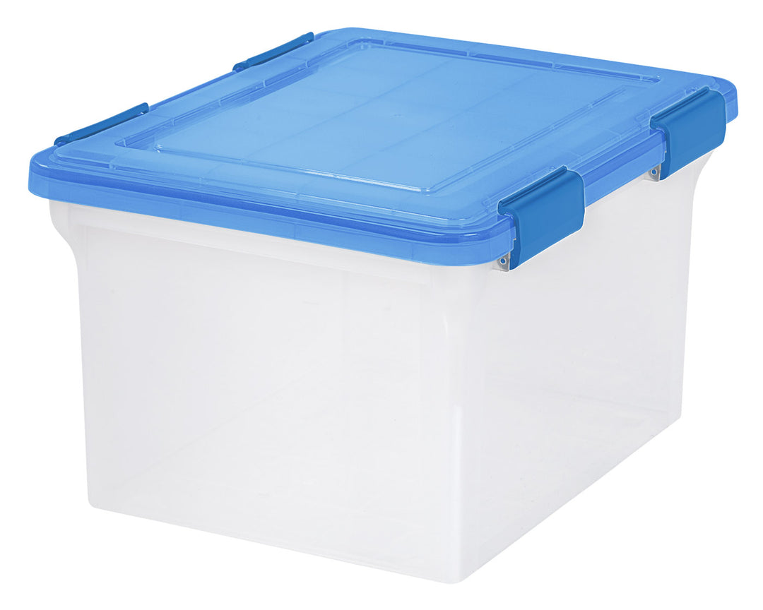 Stackable Plastic Legal File Storage Box for Letter [Pack of 3] - IRIS USA, Inc.