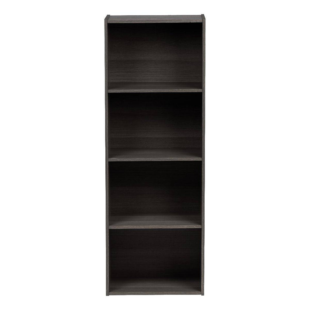 4-Tier Wood Storage Shelf, Gray - IRIS USA, Inc.