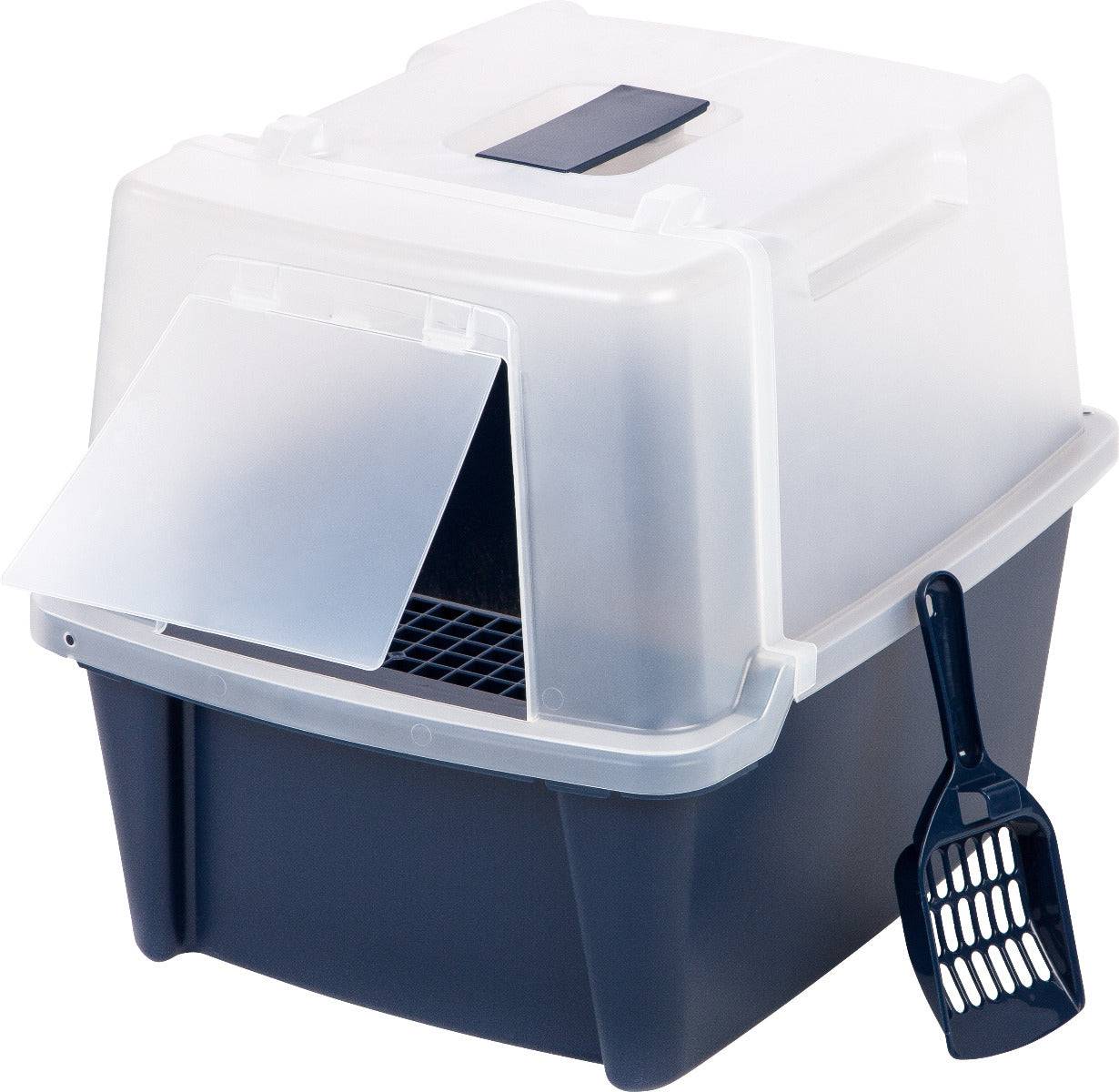 Split Hood Cat Litter Box CLH-15S – IRIS USA