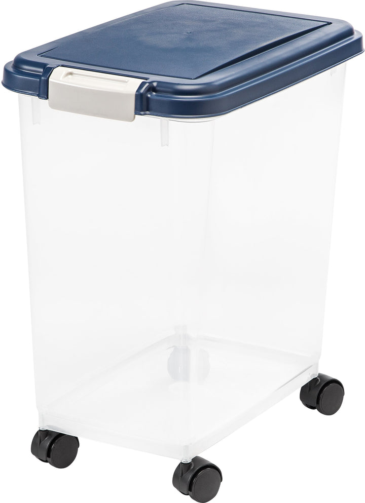 Airtight Pet Food / Treat Storage Container Combo, Blue - IRIS USA, Inc.