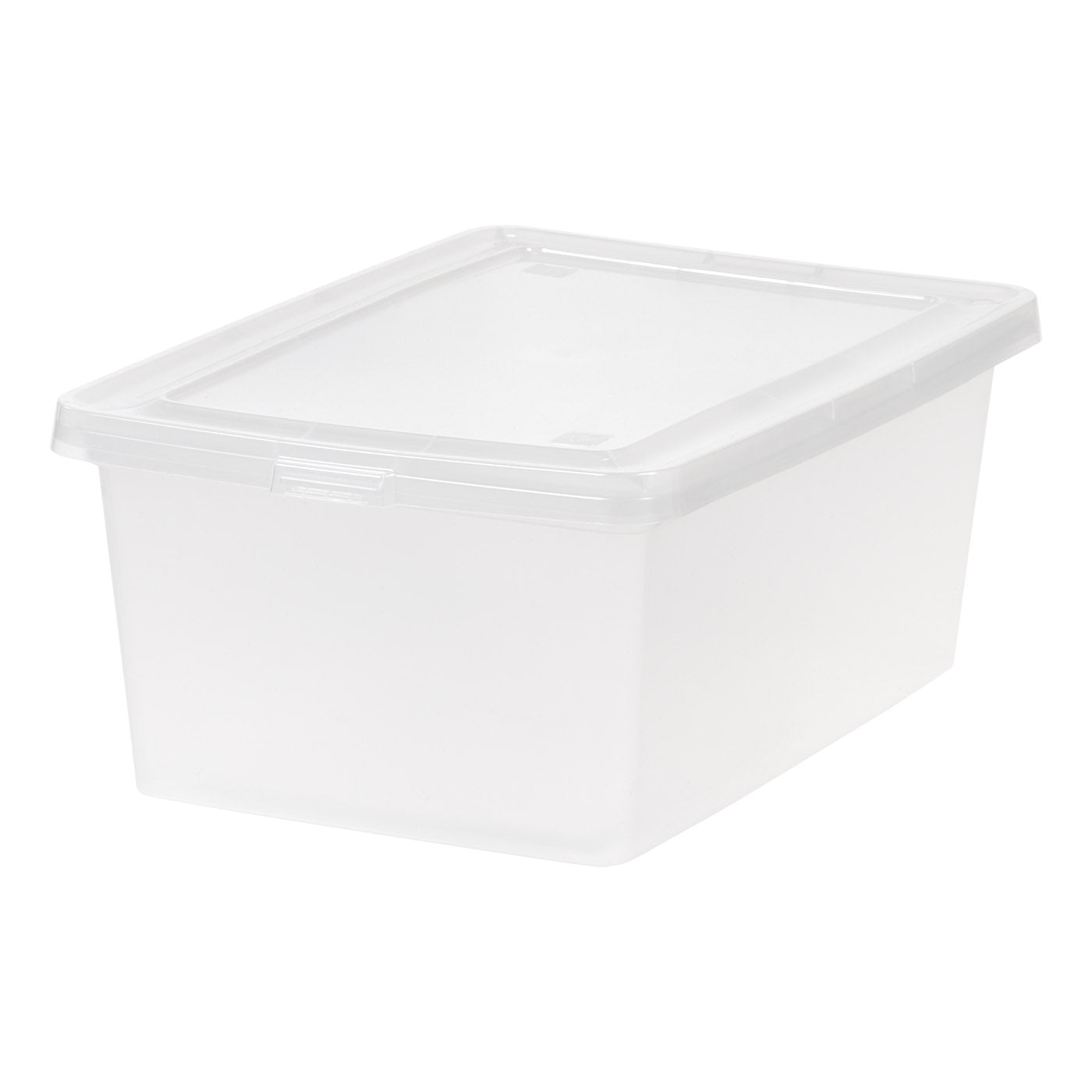 IRIS® Weathertight® Plastic Storage Container With Latch Lid, 14 1/2 x 17  3/4 x 23 5/8, Clear