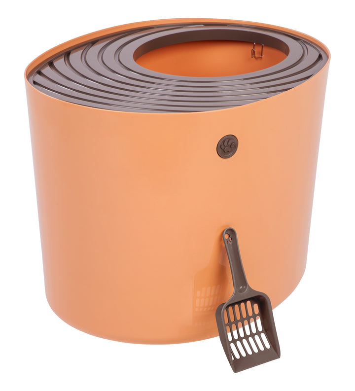 Top Entry Cat Litter Pan - Large - image 2#color_orange