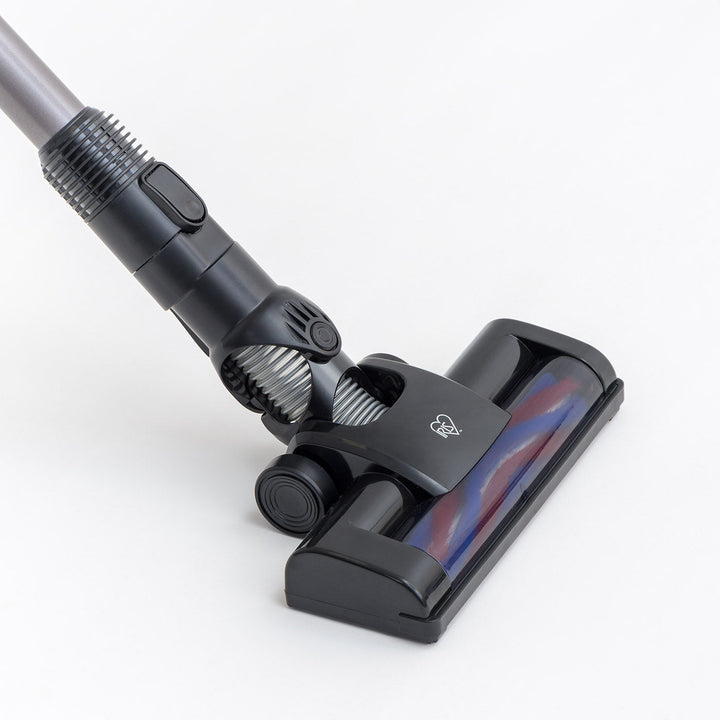 IRIS USA High Power Cordless Stick Vacuum Cleaner with Replaceable Rechargeable Battery 6 in 1, Cyclone Suction Vacuum, Up to 35 Minute Run Time, Washable Filter, for Hard Floors & Low Rugs,High Power W/ Accessories in Silver/ Wine Red - IRIS USA, Inc.
