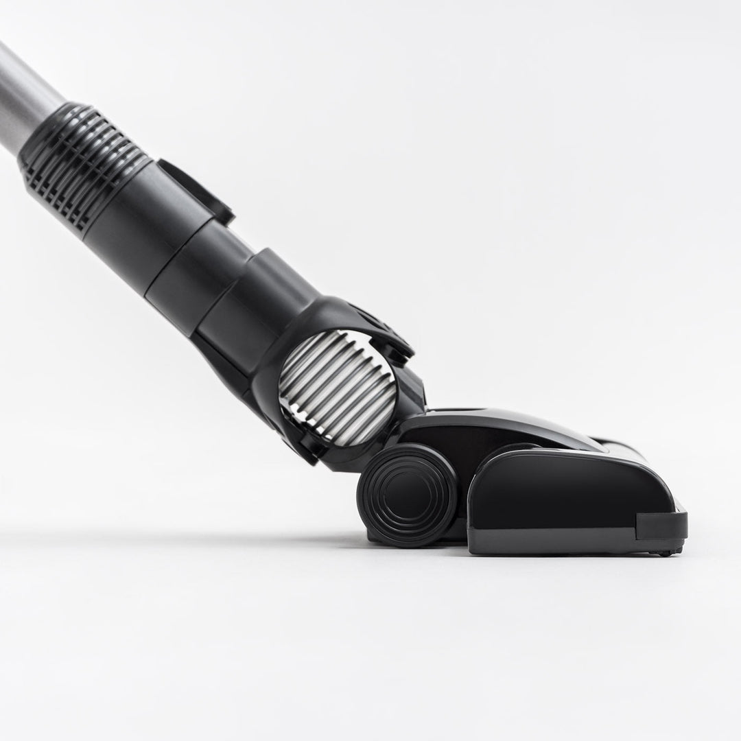 IRIS USA High Power Cordless Stick Vacuum Cleaner with Replaceable Rechargeable Battery 6 in 1, Cyclone Suction Vacuum, Up to 35 Minute Run Time, Washable Filter, for Hard Floors & Low Rugs,High Power W/ Accessories in Silver/ Wine Red - IRIS USA, Inc.