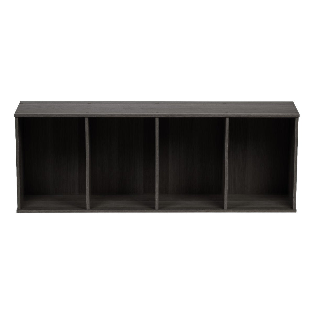 4-Tier Wood Storage Shelf, Gray - IRIS USA, Inc.