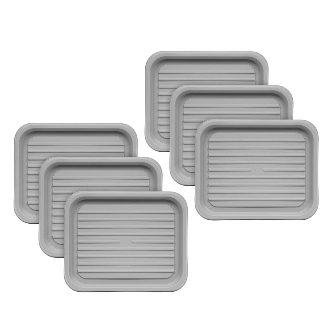 Small Shoe Tray, 6 Pack, Gray - IRIS USA, Inc.