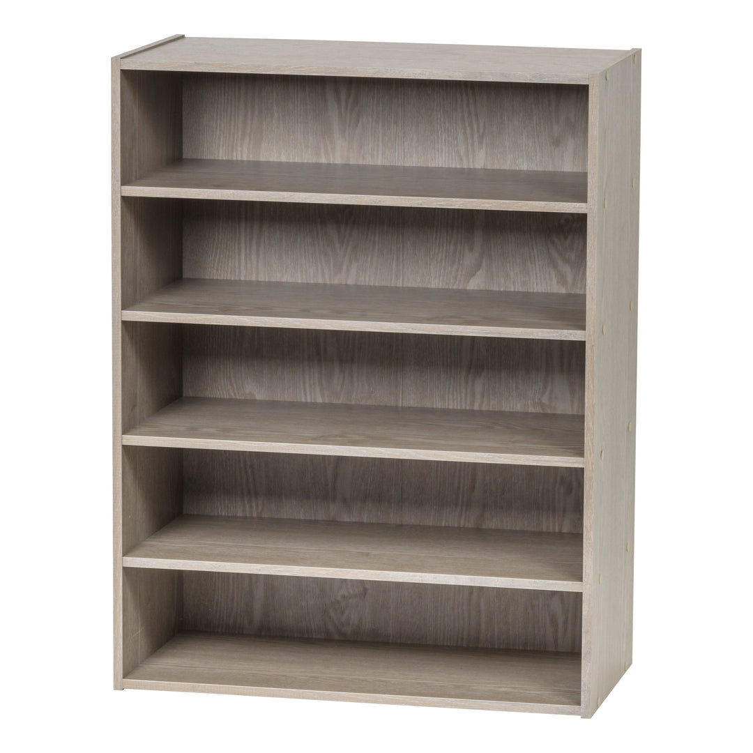 5-Tier Multi-Purpose Organizer Shelf, Ash Gray - IRIS USA, Inc.