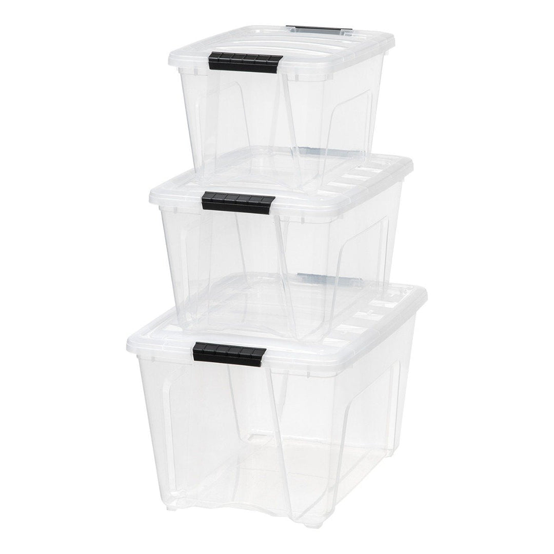 Stack and Pull Storage Box Combo - image 1#color_clear