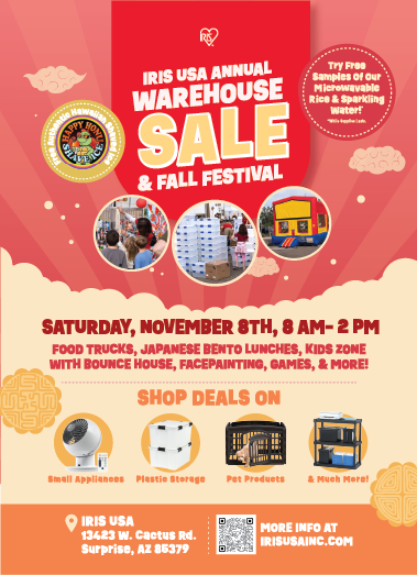 IRIS USA Annual Fall Festival & Warehouse Sale