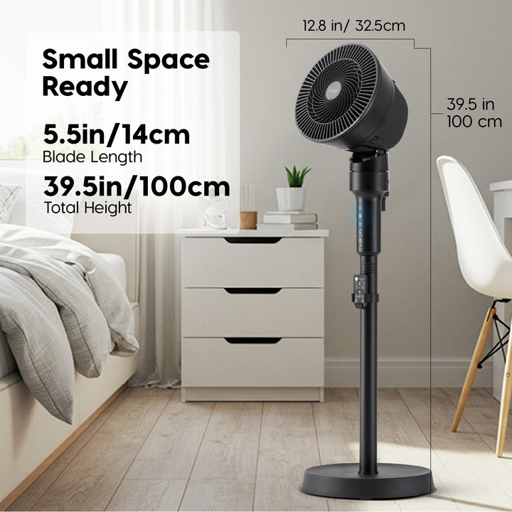 WOOZOO® Pedestal Standing Fan with 5.9" 3-Wing Blade