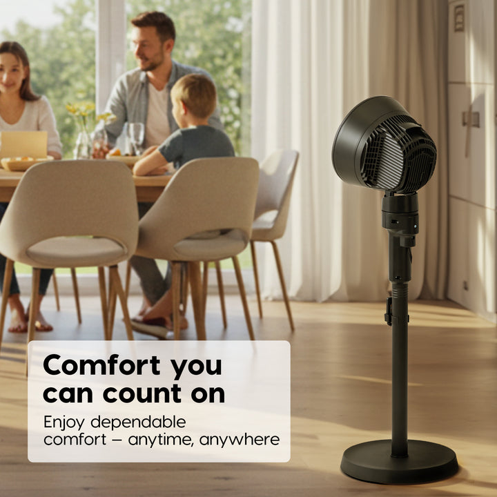 WOOZOO® Pedestal Standing Fan with 5.9" 3-Wing Blade