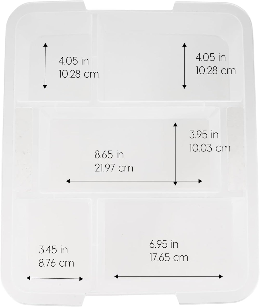 18 Quart Craft Storage Bins with Latching Lids (6-pack)