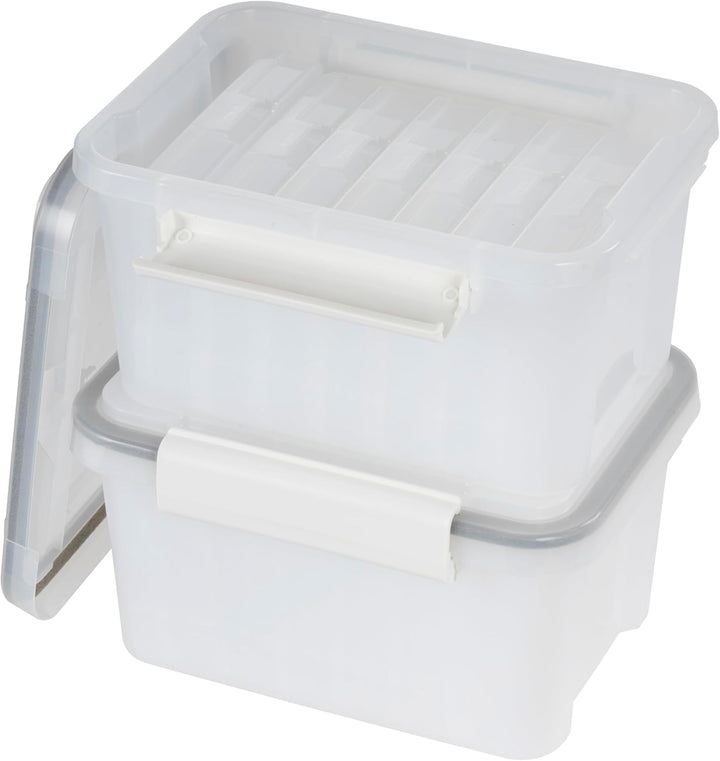 WeatherPro Photo Storage Case with 7 Inner 4" x 6" Picture Cases, 2-Pack