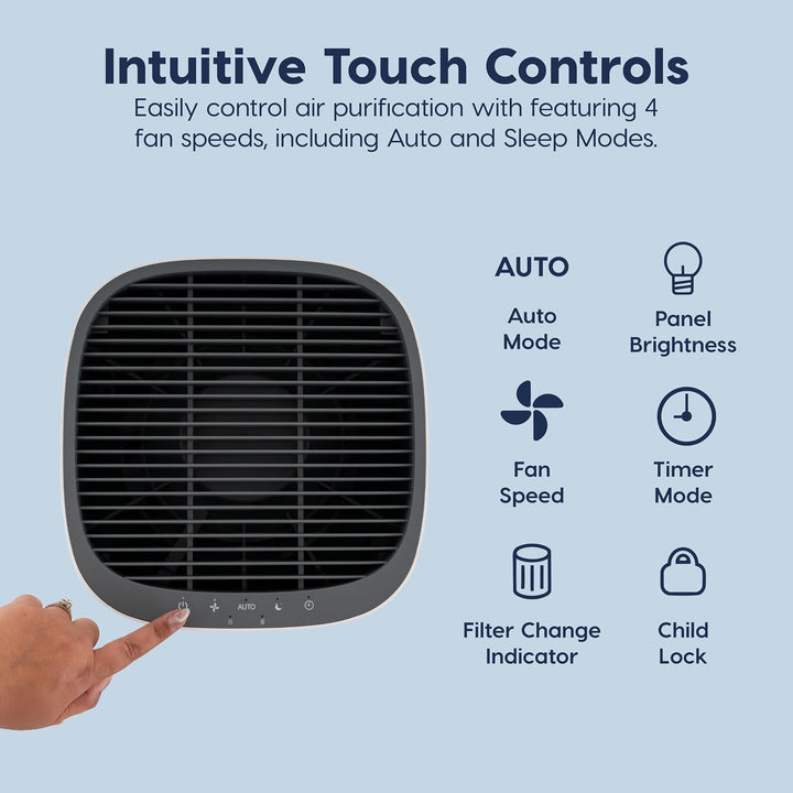 Air Purifier for Large Rooms, H13 True HEPA with Carbon Filter, 4 Speeds, Auto &amp; Sleep Mode, Air Quality Sensor, 1413 ft² Coverage, Energy Star &amp; CARB Certified