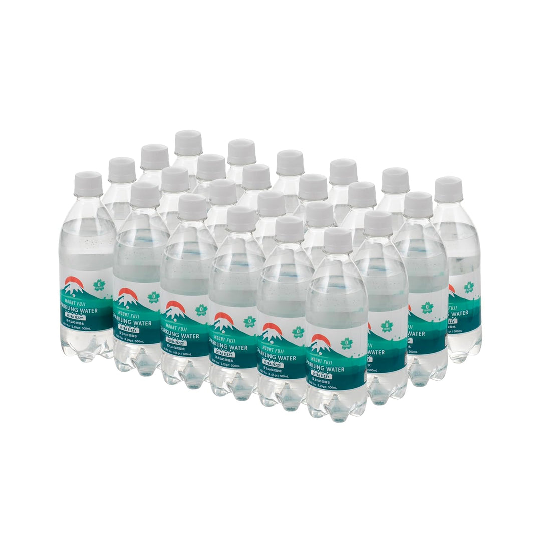 Sparkling Natural Mineral Water, 16.9 fl oz (500ml) Bottles, 24-Pack