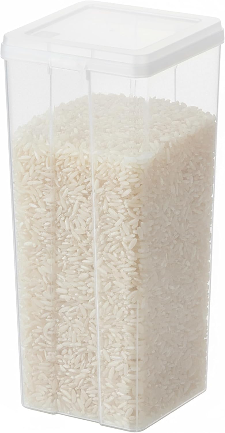 Food Storage Containers with Flip-Top Lid, 3.9 Qt - 4 Pack - IRIS USA