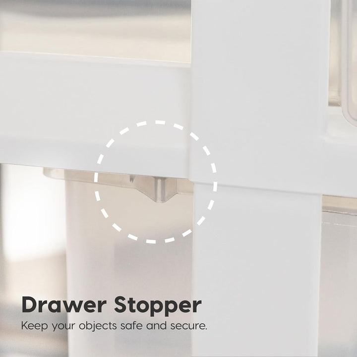 22 Qt Under Bed Storage Drawer, 4 Pack, White