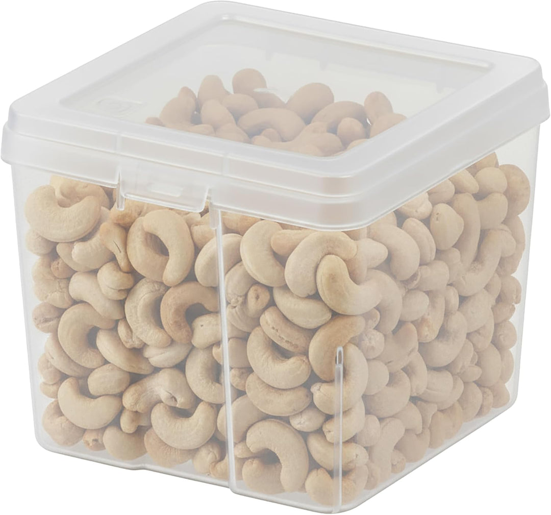 Food Storage Containers with Flip-Top Lid, 1.3 Qt - 10 Pack - IRIS USA