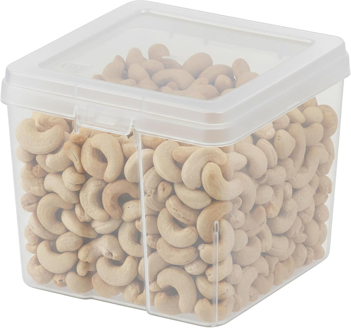 Food Storage Containers with Flip-Top Lid, 1.3 Qt - 10 Pack - IRIS USA