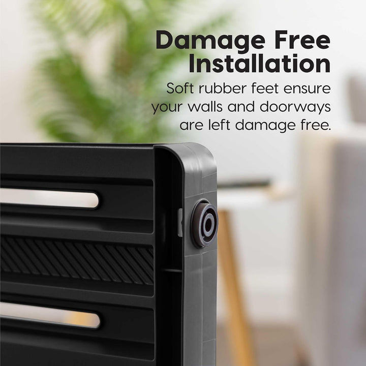 24"-39" Adjustable Indoor Pet Barrier Black - IRIS USA