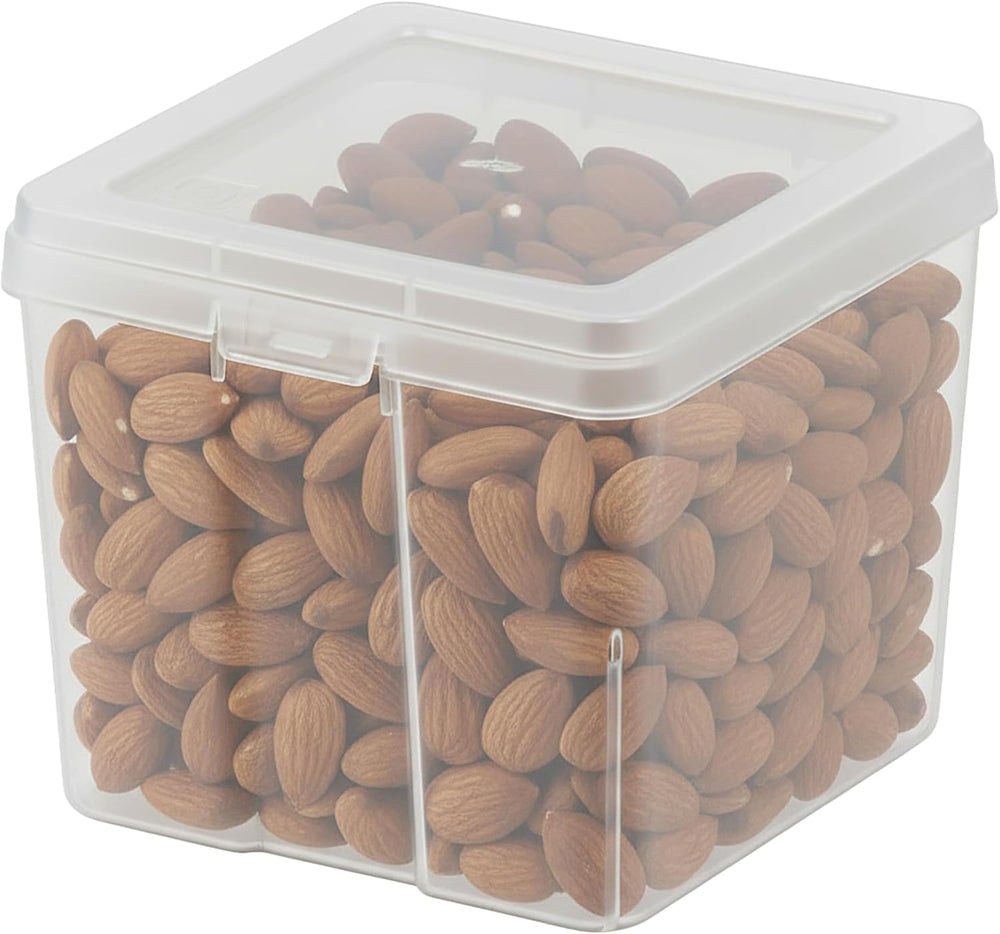 Food Storage Containers with Flip-Top Lid, 1.3 Qt - 10 Pack - IRIS USA