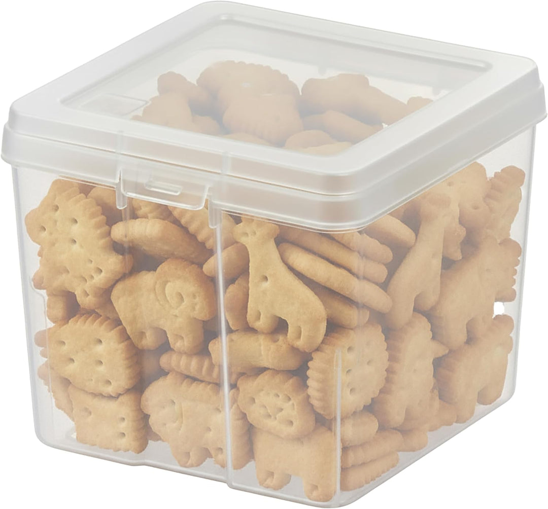 Food Storage Containers with Flip-Top Lid, 1.3 Qt - 10 Pack - IRIS USA