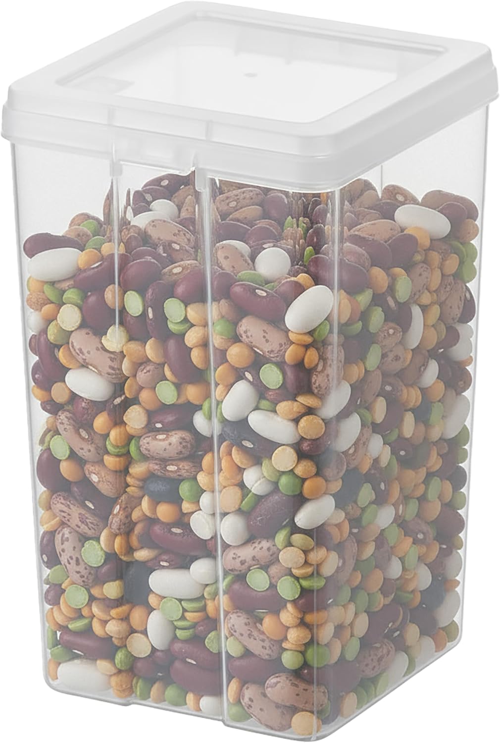 Food Storage Containers with Flip-Top Lid, 2.7 Qt - 6 Pack - IRIS USA