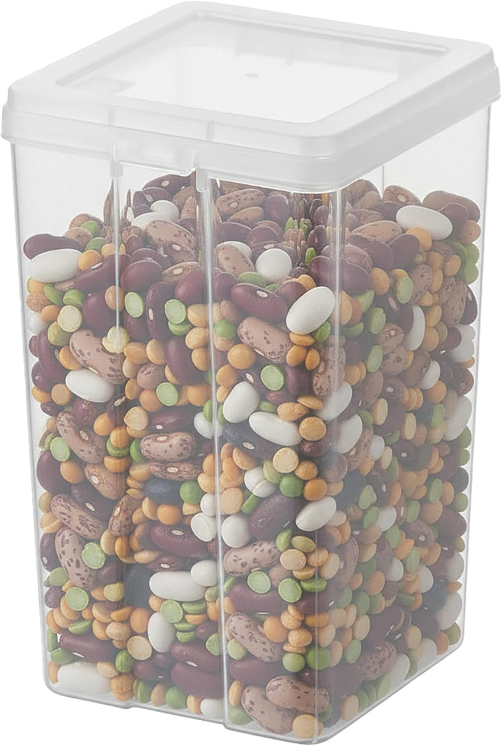 Food Storage Containers with Flip-Top Lid, 2.7 Qt - 6 Pack - IRIS USA
