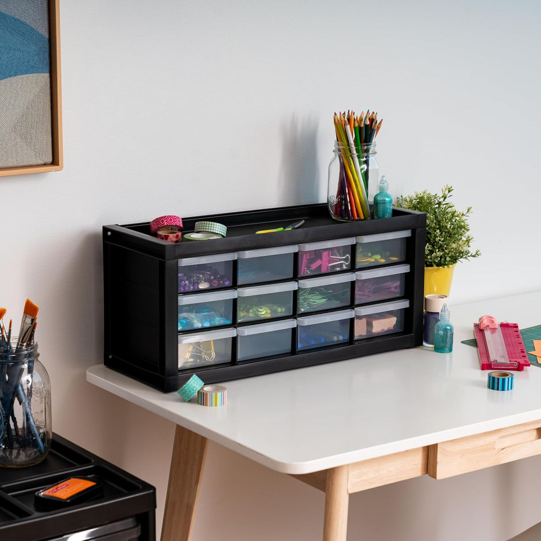 12-Drawer Desk Storage Organizer - IRIS USA