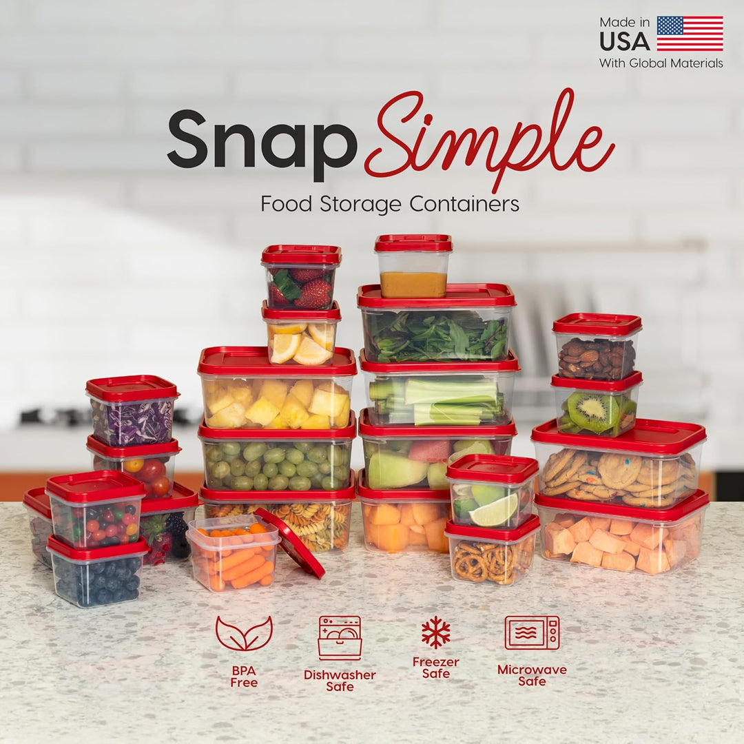 Meal Prep Containers 12oz + 45oz Combo Set, 22 Food Storage Containers with Lids