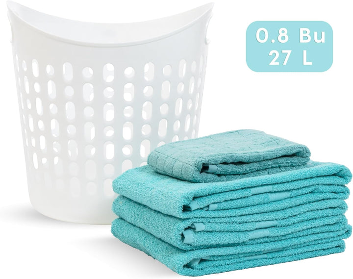 Plastic Laundry Basket, 27L - 3 Pack - IRIS USA
