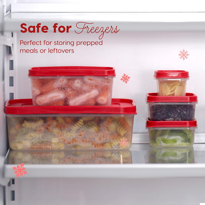 Meal Prep Containers Assorted Sizes Set, 17 Food Storage Containers With Lids