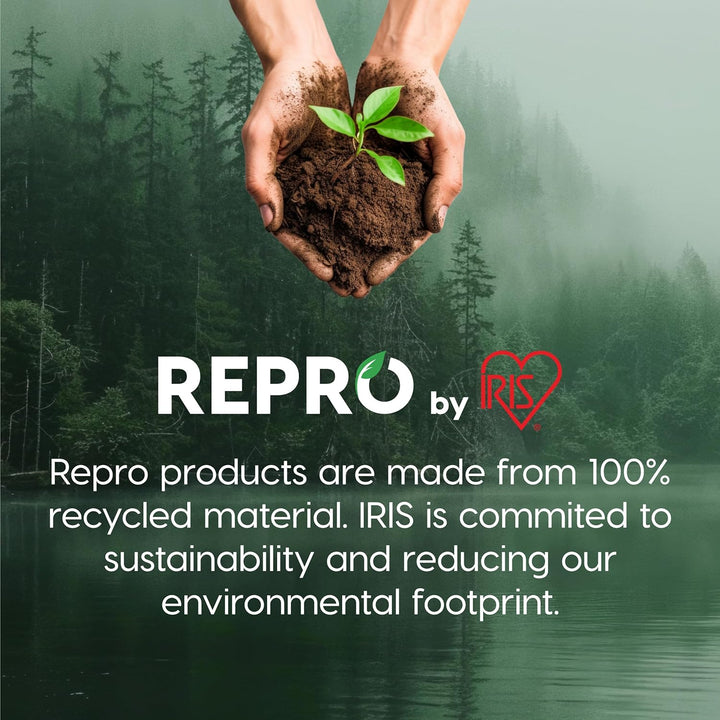 Small Trash Can Wastebasket with Handle, 6 Gallon / 24 Quart, 3-Pack - Eco Friendly