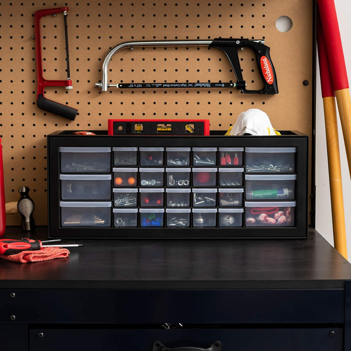 Drawer Parts Cabinet - 26-Drawer (2 Pack) - IRIS USA