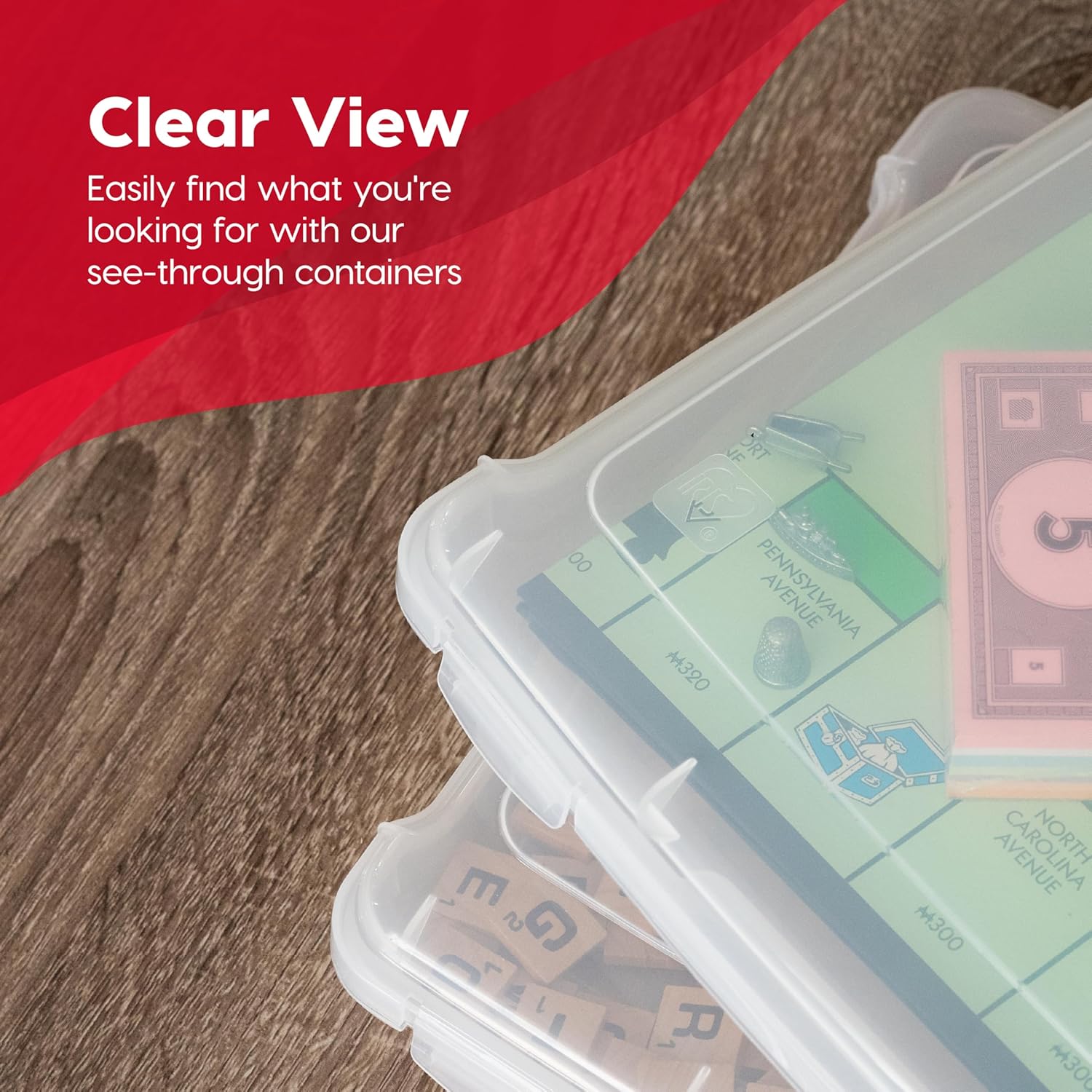 Portable Project Case, 6 Pack, Clear – IRIS USA