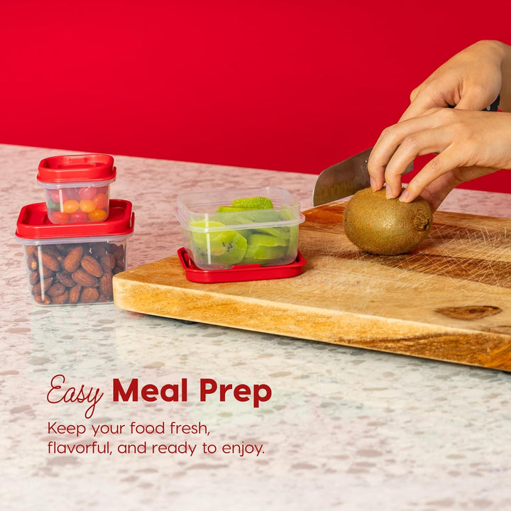 Meal Prep Containers 12/8/3 Oz Combo Set, 12 Food Storage Containers with Lids