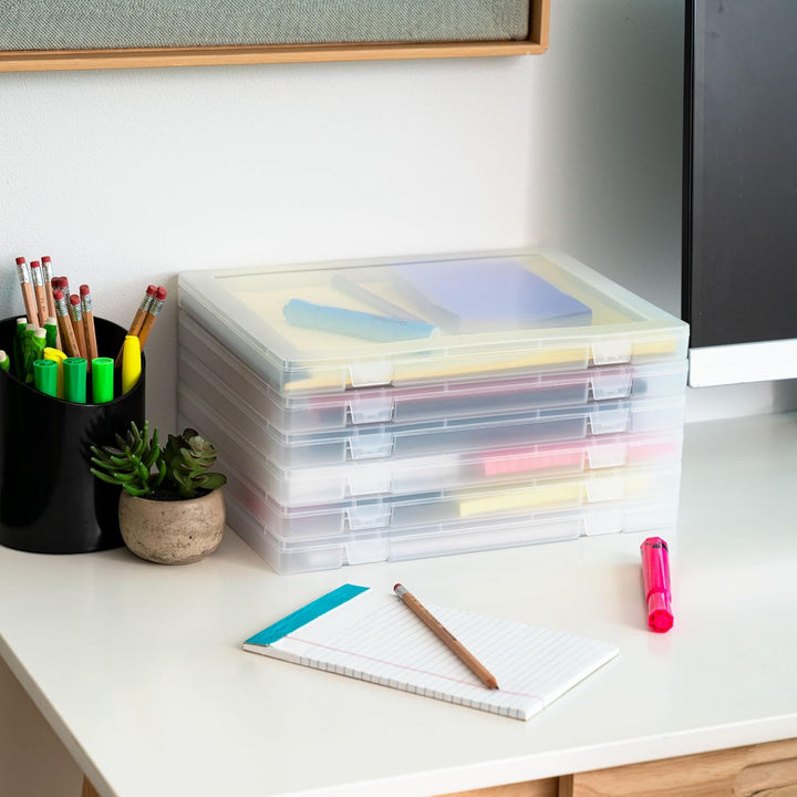 6-Pack A4 File Box Paper Cases - IRIS USA