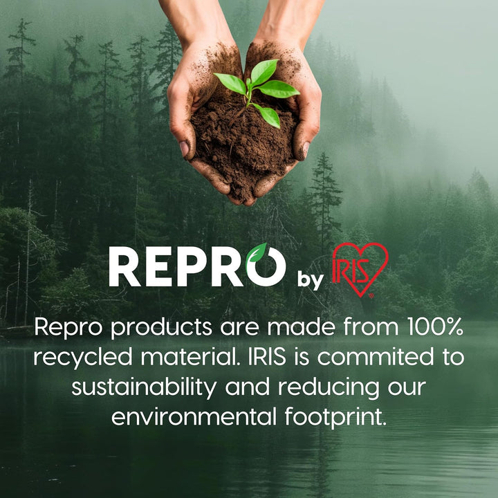 Open Front Stackable Storage Bins 3 pack - IRIS USA