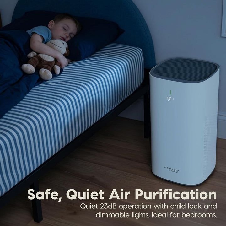 Air Purifier for Large Rooms, H13 True HEPA with Carbon Filter, 4 Speeds, Auto &amp; Sleep Mode, Air Quality Sensor, 1413 ft² Coverage, Energy Star &amp; CARB Certified