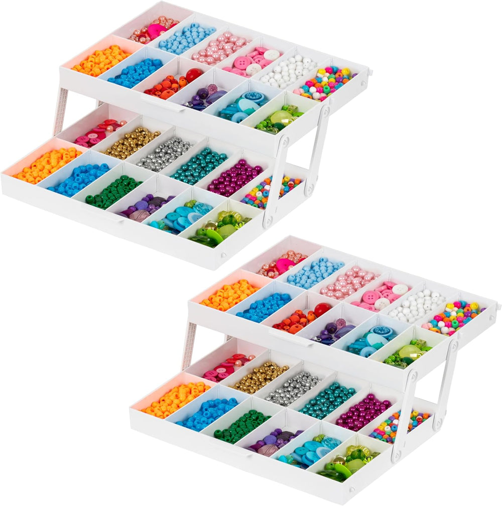 2 Tier Drawer Organizer Expandable, Multi Level Smart Drawer Organizer with Dividers - IRIS USA