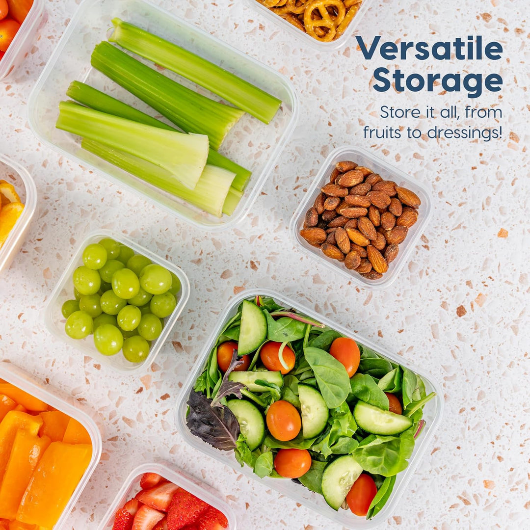 Meal Prep Containers 12oz + 45oz Combo Set, 22 Food Storage Containers With Lids