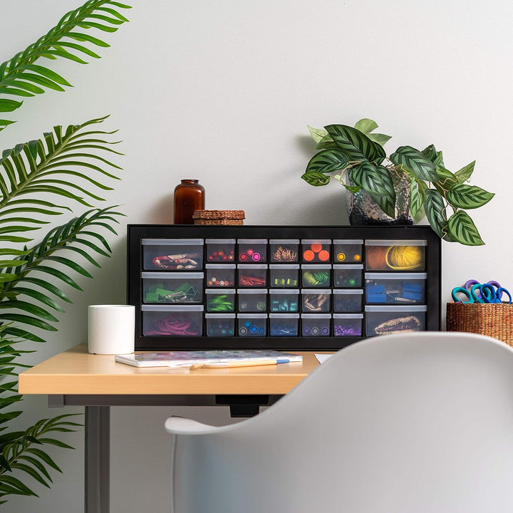 Drawer Parts Cabinet - 26-Drawer (2 Pack) - IRIS USA