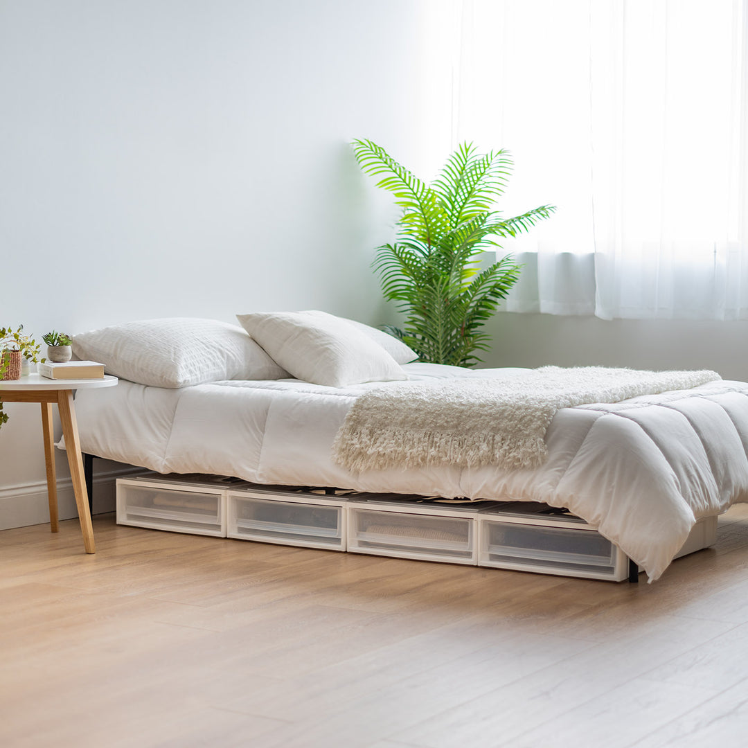 Under Bed Storage Stacking Drawer 4 Pack Under Bed Storage Stacking Drawer 4 Pack