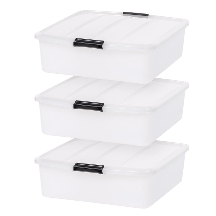 Under Bed Storage Bin 33Qt 3-Pack - IRIS USA, Inc.