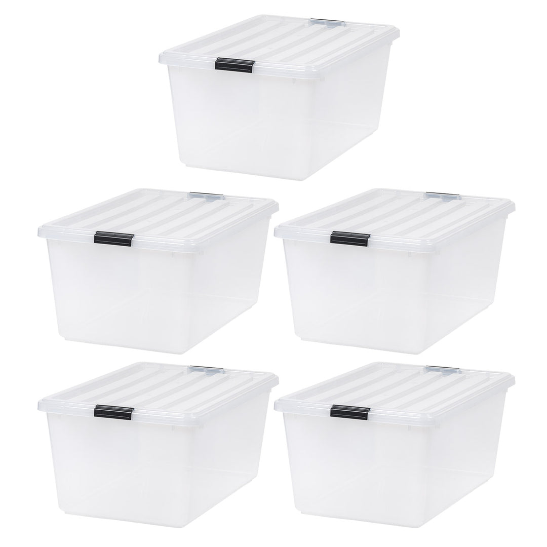 Buckle Down Storage Box - 68 QT 5 Pack - IRIS USA, Inc.