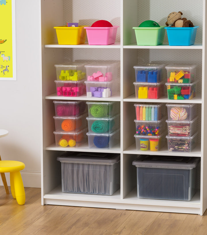 Clear Storage Box - 6 QT 6PC - IRIS USA